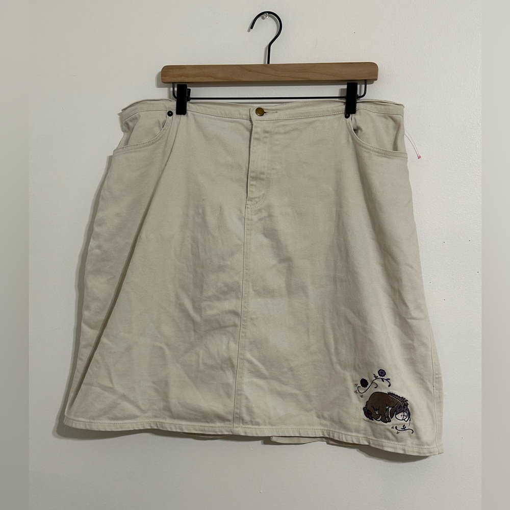 Vintage Disney eyeore khaki skirt